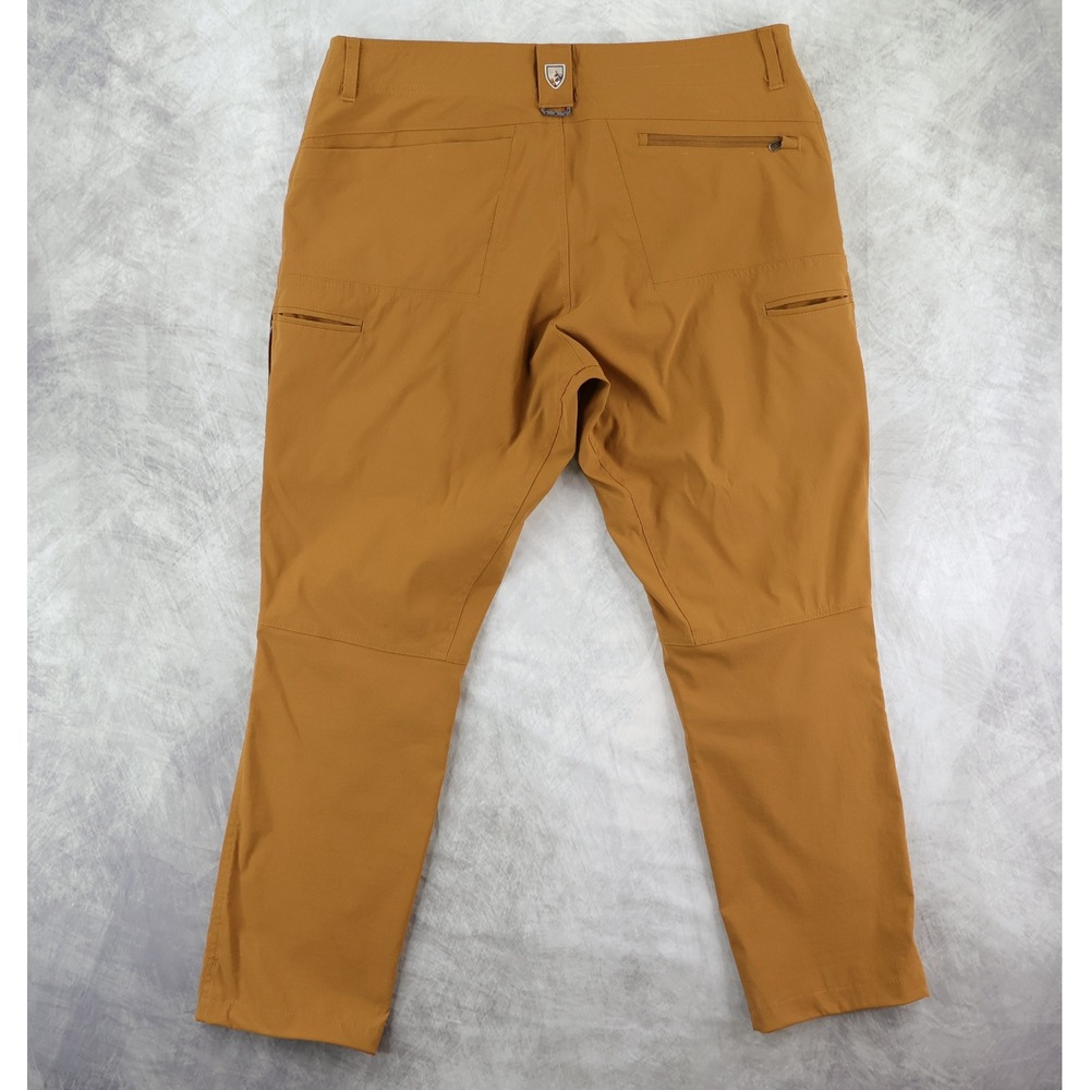 Kuhl Renegade Rock Pants Mens 36x29 Brown Articulated Knee Outdoor Technical - Picture 2 of 14